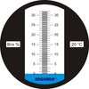 Handheld refractometer, 0-32% Brix