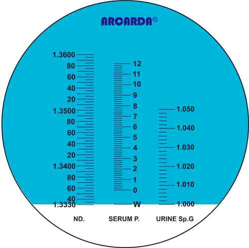 Tierarzt-Refraktometer, Serum/ Protein/ Brechzahl