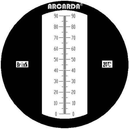 Refraktometer REF1090 Brix 0-90% Zuckergehalt