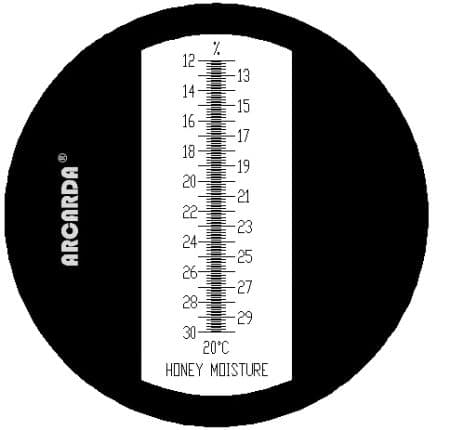 Honig Refraktometer REF116d Wassergehalt 12-30% Honigfeuchte ATC, Zubehör