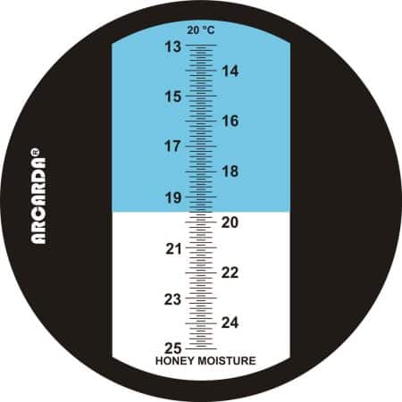 Honig Refraktometer REF116c Wassergehalt 13-25% Honigfeuchte ATC, Zubehör