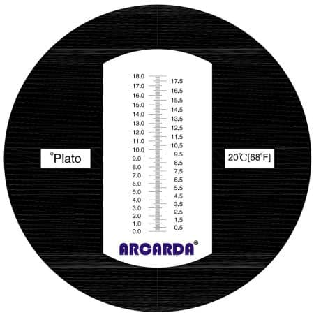 Bier Refraktometer 0-18° Plato
