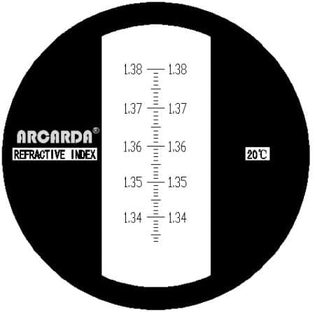 VND2 Brechungsindex Refraktometer 1,333-1,380nD