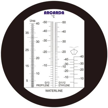 Refractometer Adblue EG PG Window Cleaner